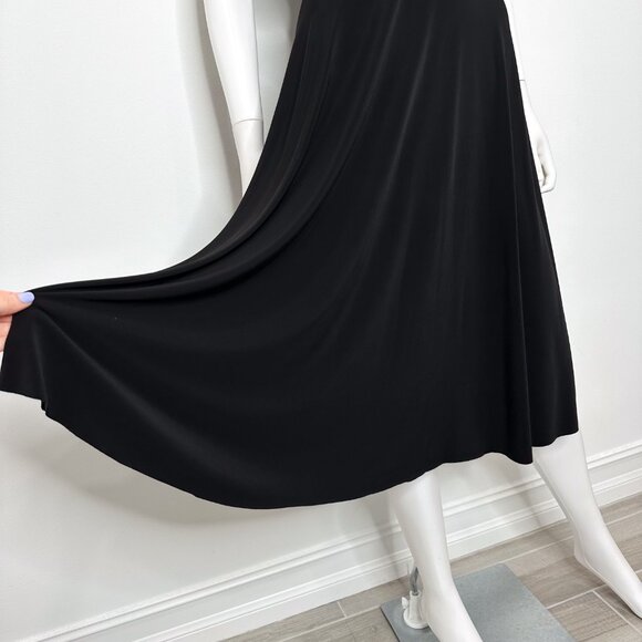 Dessy Group Maracaine Jersey Twist Wrap Convertible Cocktail Dress in Black - Picture 10 of 16